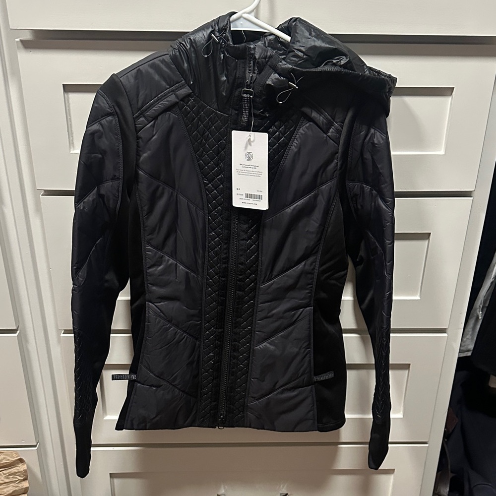 Athleta Women's Black Quilted Puffer Jacket
